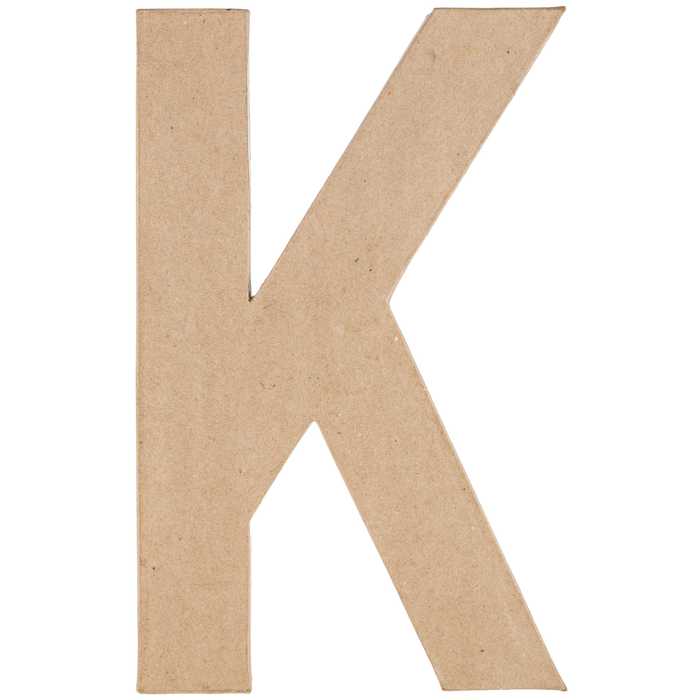 Paper Mache Letter K 16" Hobby Lobby 1058742